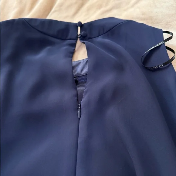 Vince Camuto Navy Dress with Embellished Details 10 NWT HOLIDAY - Picture 5 of 6